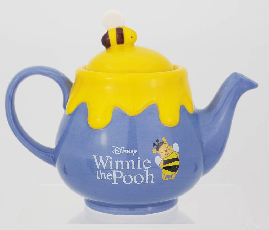 Disney the Honey Pot Teapot 590ml Purple Tea Pot Teapot Winnie the Pooh Goods Ornament Disney Interior SAN2945 "Winnie Pooh"