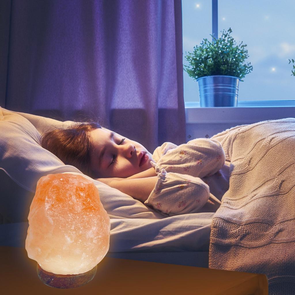 USB Stone Lamp Night Light, 7 Colors Changing LED Lamp, Natural Crystal Small Lamp For Home Decor And Gift