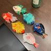 Grand Clip pour Cheveux Poisson Vie Marine Poisson Rouge Épingle à Cheveux Acide Acétique Épingle à Cheveux Acétate Pince à Cheveux Animal Marin Filles