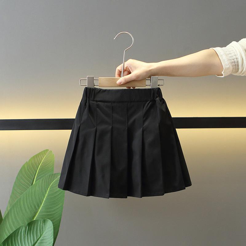 Girls' Pleated Skirts, Half Skirts, Spring and Autumn Children's Jk Short Skirts