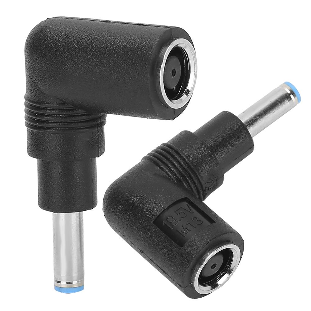 

2 шт. Угловой разъем питания Адаптер зарядного устройства 7,4x5,0 мм на 4,5x3,0 мм с контактом для HP