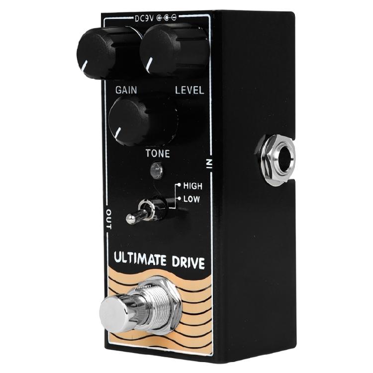 Overdrives Guitar Pedal, Overdrives Guitar Effects Pedal with Bright Tones, Small Size Guitar Pedal for Electric Guitar