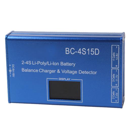 BC-4S15D Lithium Battery Balance Lipo Charger Voltage Display Detector 1500mA