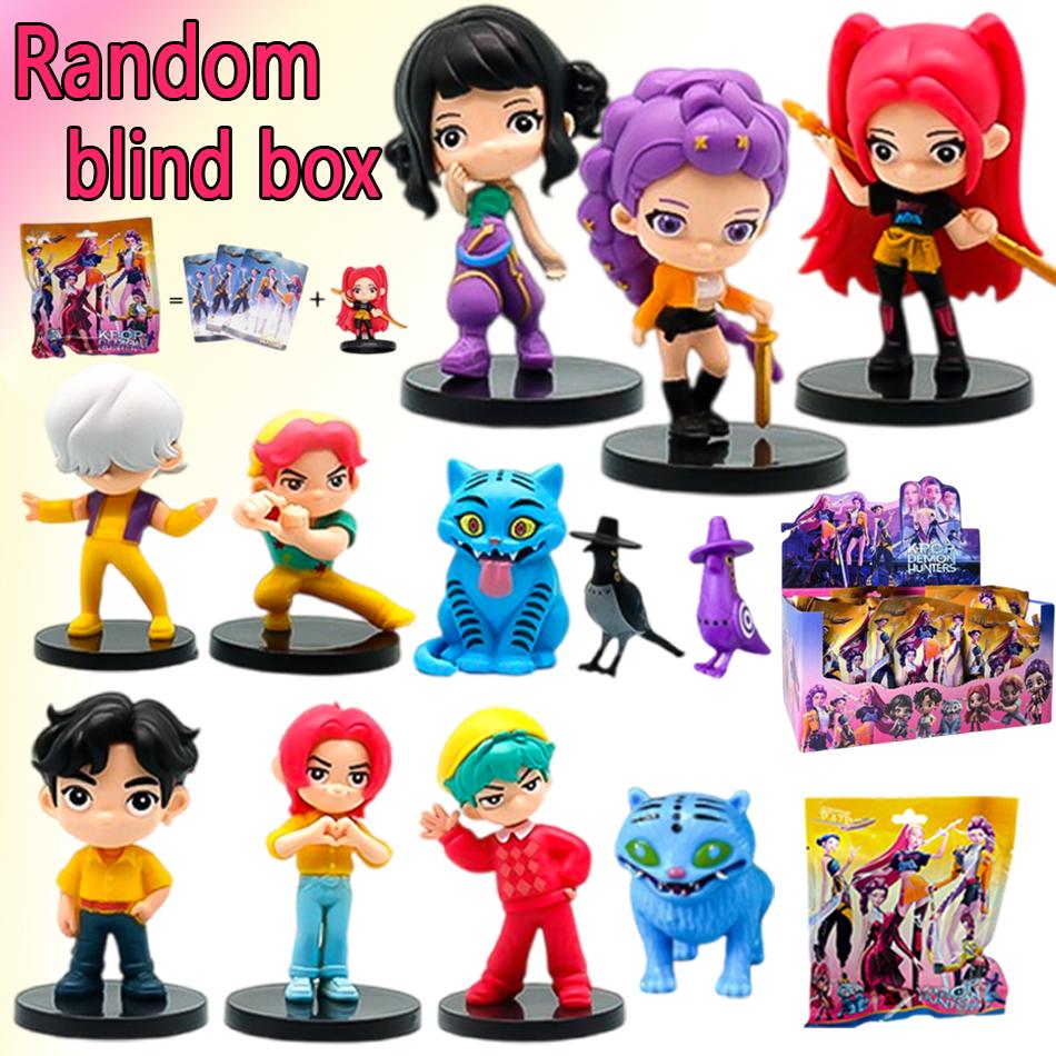 Anime KPops Teufelsjäger Puppe Vinyl Spielzeug Rumi Mira Zoi Charakter Vinyl Maske Blind Box Ornament Spielzeug Geburtstagsgeschenk