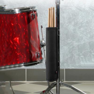 Drumstick Tube Bag Black Cylindrical Drumstick Holder Nylon Drum Stick Bag Sturdy Drum Sticks Holder Bags for Drumsticks Mallets