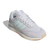 Adidas Neo Run 80s Comfortable Fabric Leather Non-Slip Wear-Resistant Low-Top Running Shoes Women Sneaker Gray Blue GV7301