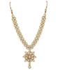 Fashion Jewellery Gold Plated Kundan Fancy Party Wear Necklace Traditional Jewellery Set with Earring for Women and Girls