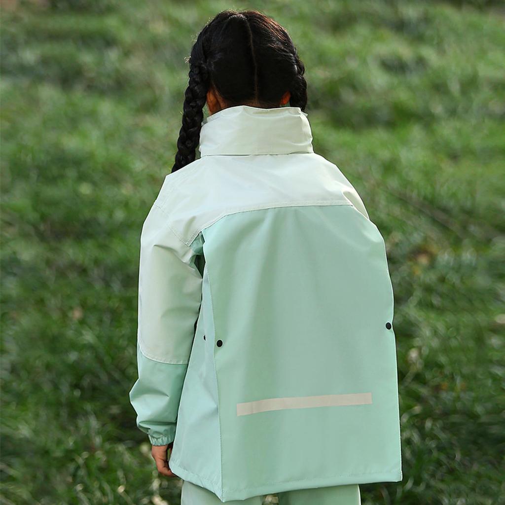 Raincoat for Top and Bottom Rain for Girls and Raincoat for Elastic Compatible with School Transparent High for for Rain for Field Rainy with Mobile 3