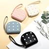 New Korean Style Coin Purse Women Short Fresh Floral Pattern Student Zipper Card Holder Multi-function Coin Clip