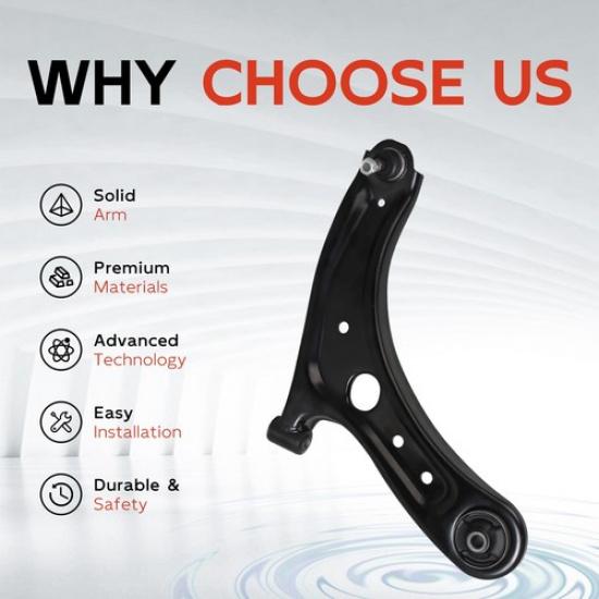 Front Lower Control Arm Passenger Side for 2024-2025 Hyundai Kona