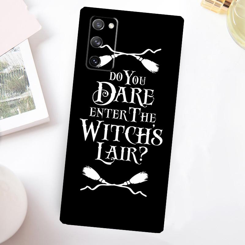 Witchcraft Dark Witch Funda For Samsung Galaxy S23 Ultra S22 Plus S20 S21 FE S8 S9 S10 Note 10 20 S24 Ultra Case