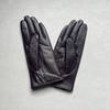 Womens Purple Sheepskin Gloves Fleece Lined Warm Fashion Commute Winter