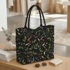  Holly Print Tote Bag Large Capacity Casual Daily Shoulder Bag for Shopping Travel