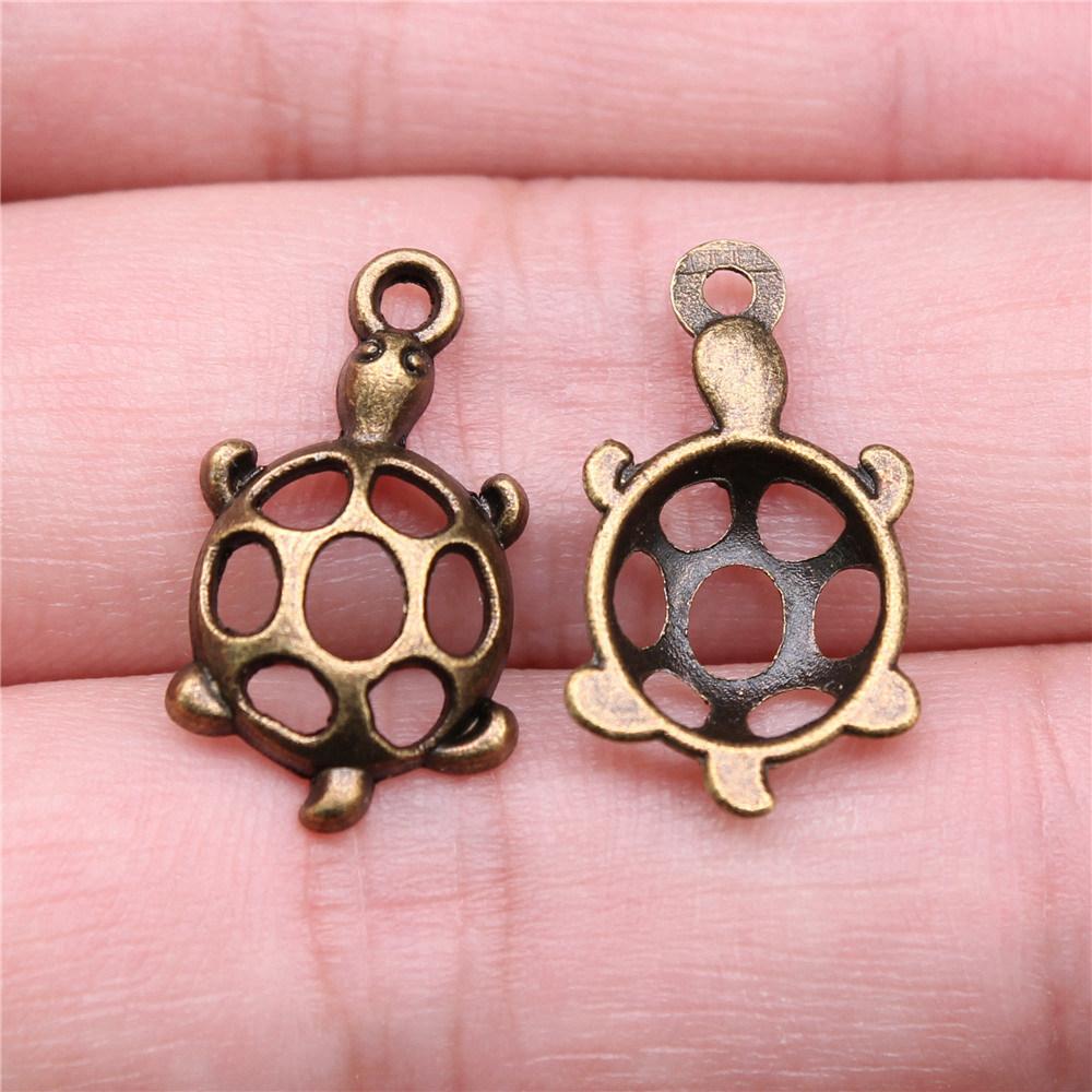 Charms Turtle Sea Turtle Pendants Minimalist Jewelry Components QC133