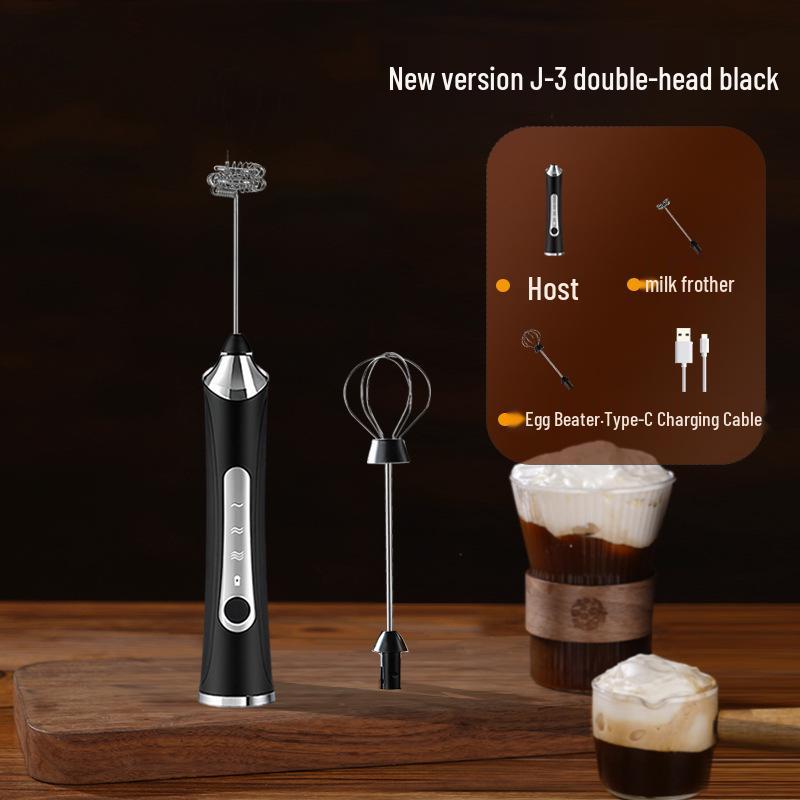 Portable Rechargeable Handheld Electric Milk Frother & Coffee Mixer