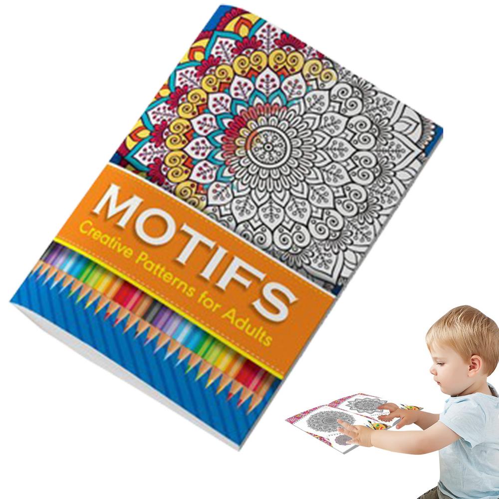 Soothing Coloring Book For Adults Kids Drawing Books Kids Drawing Books Portable Painting Coloring Books Creative Coloring Book