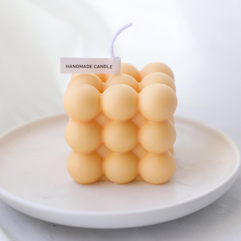 Bubble Candle Cube Fragrance Candles Handmade Scented Candle Soy Wax Candle Set for Home Decoration Wedding Party Birthday