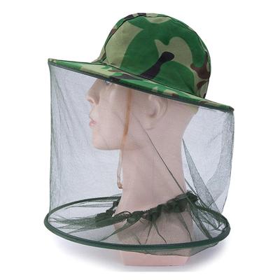 Net Mesh Face Protector Cap Insect Bee Mosquito Resistance Sun Fish Hat