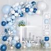 Macaron Blue Ocean Decoration, Balloon Birthday Party Supplies, Balloon Chain Set