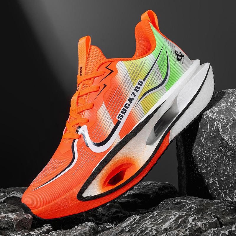 Men'S Sports Shoes Carbon Plate Running Shoes Male Marathon Sneakers Racing Shock-Absorbing Athletics Training Shoes For Women