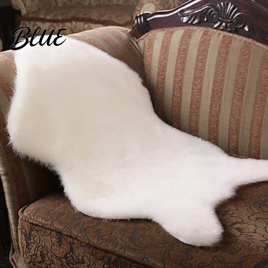 Fluffy Faux Fur Bedroom Decor Rug Carpet Mat Floor Geometric Door Living Room