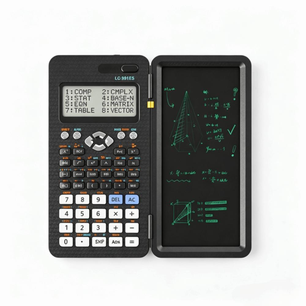 LCD Scientific Calculator Writing Pad Function Calculator Foldable Calculator Office