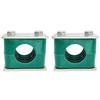 1pcs 6.4-44.5mm Diameter Pipe Bolted Plastic Clip Single Hole Standard Hydraulic Pipe Clamp Tube Fastener Assortment Kit Durable