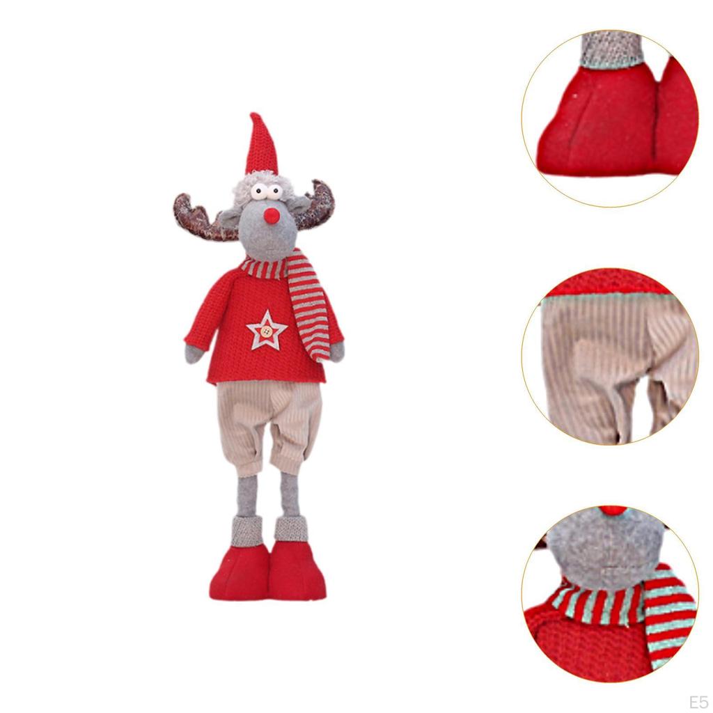 Christmas Doll Decoration Figure Ornament Table Top Decor for Party