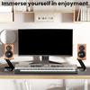 Desktop Speaker Stand 6° Incline Speaker Stand with Vibration Absorption Pads Support 22lbs Studio Monitors Holder