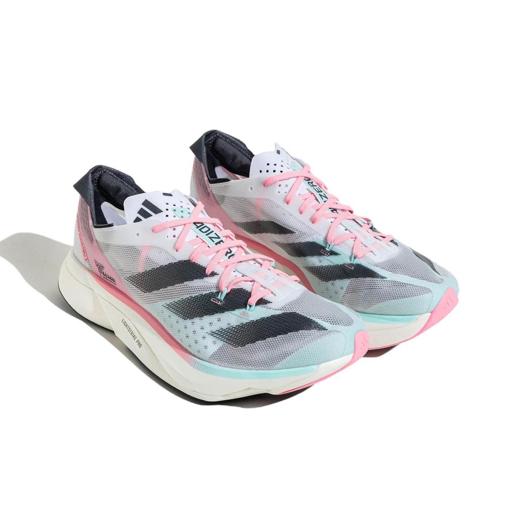 Adidas Adizero Adios Pro 3 Comfortable Versatile Low-Top Running Shoes Unisex Running Shoes White Gray JR2730
