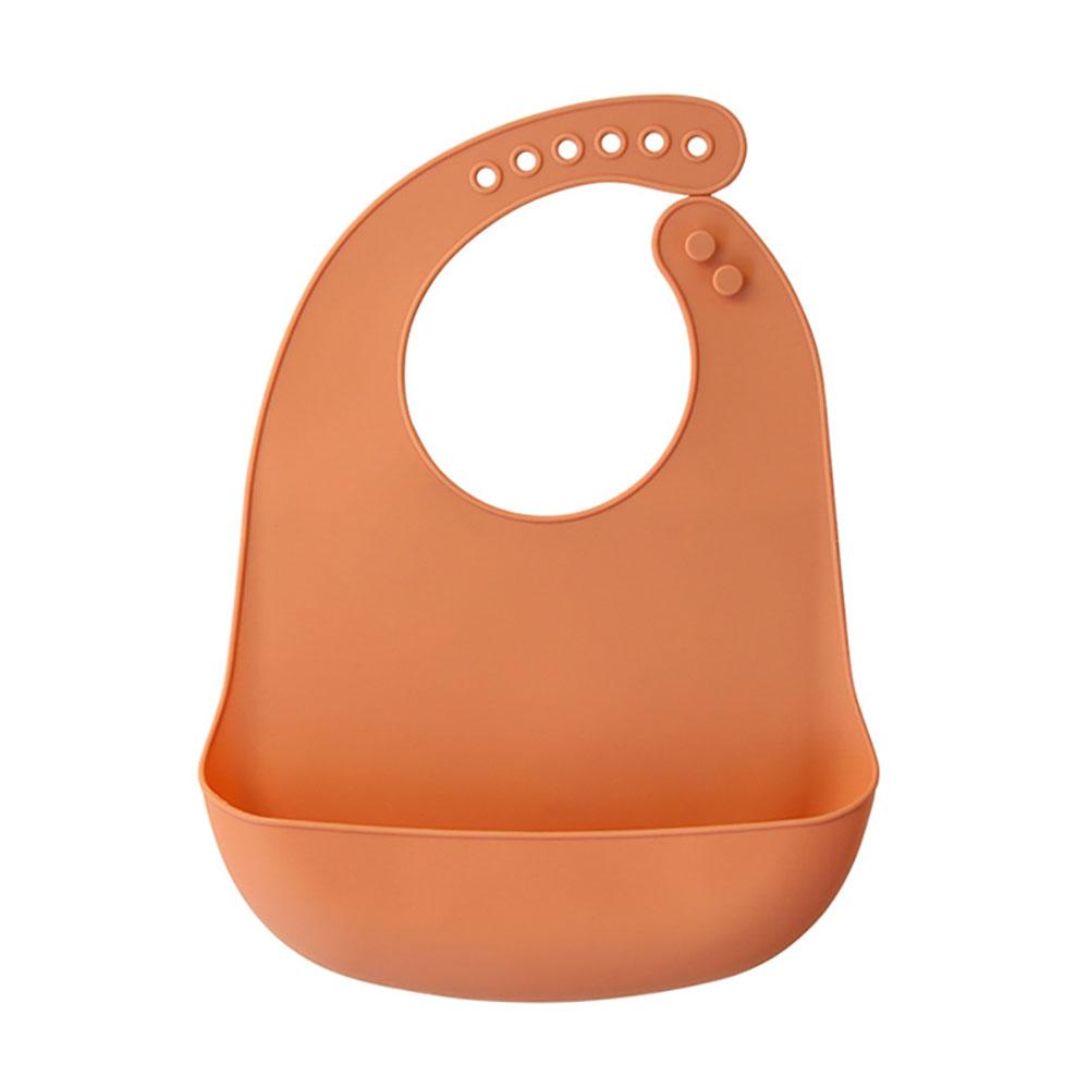 Silicone world Waterproof Silicone Bibs Baby Kids Stuff Kids Bib Aprons Girl Boy Adjustable Soft Silicone Bib Baby Feeding Stuff