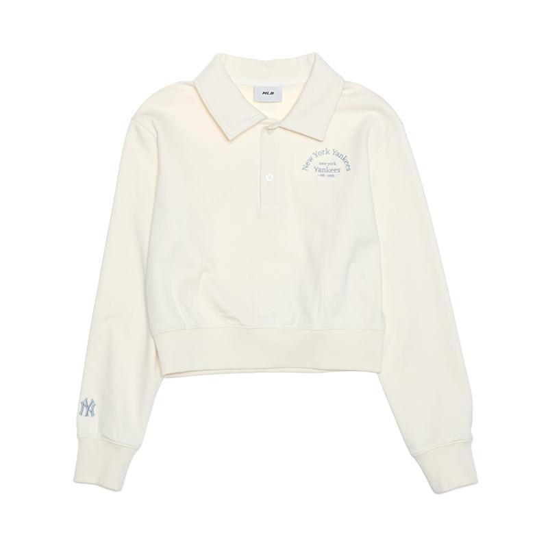 New MLB New York Yankees New York Yankees Sweatshirt Women's Cream 3FMTV1151-50CRS