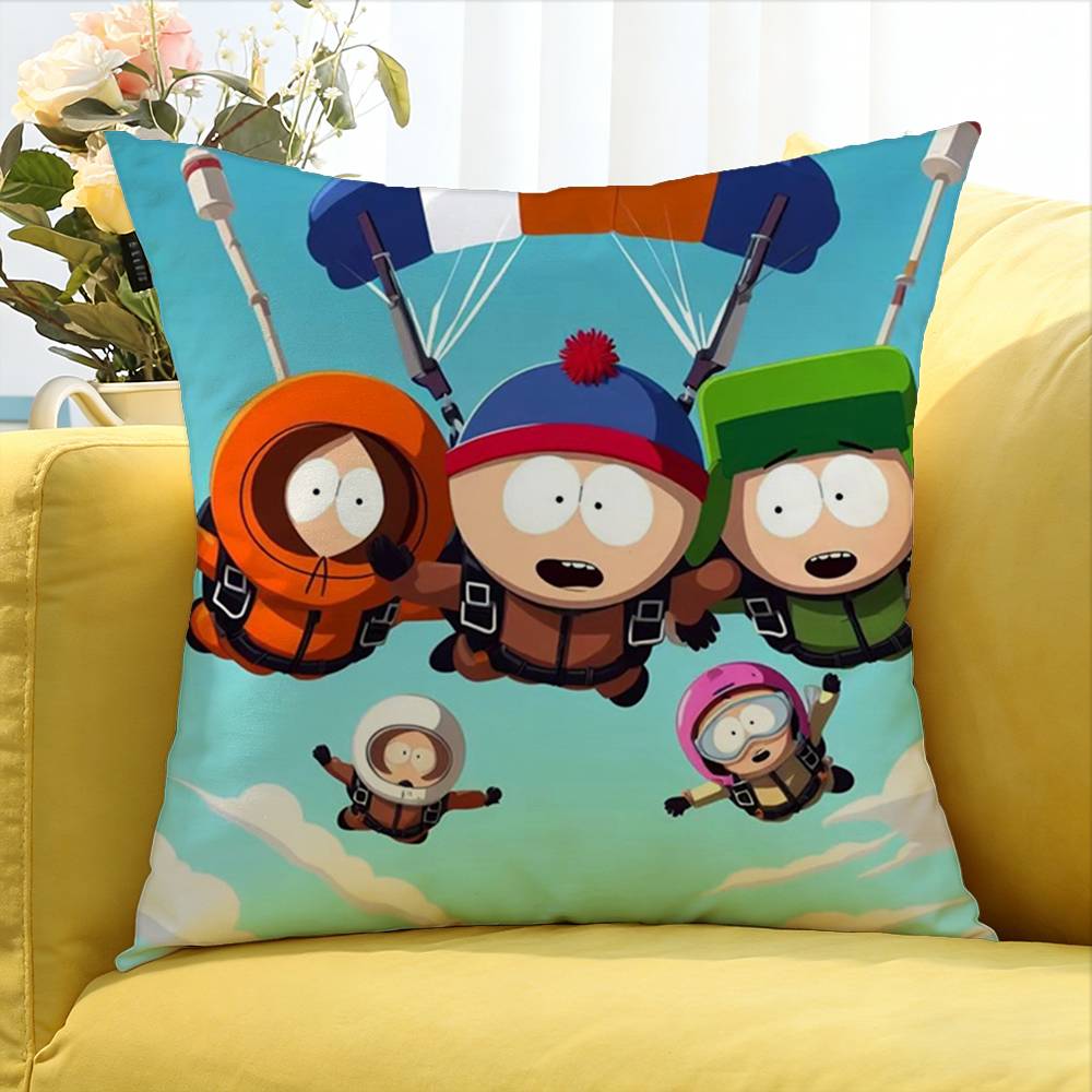 Kenny S-South Park Various Sizes Square Pillow Case For Car Home Bedchamber Decor