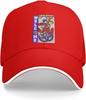 Mardi Gras Lobster Mask Fleur De Lis Baseball Cap Adjustable Polyester Casual Hat