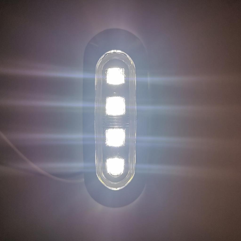 Car Side Indicator Lights, Truck Side Lights - 4 LED Trailer Lights, 12/24v Turn