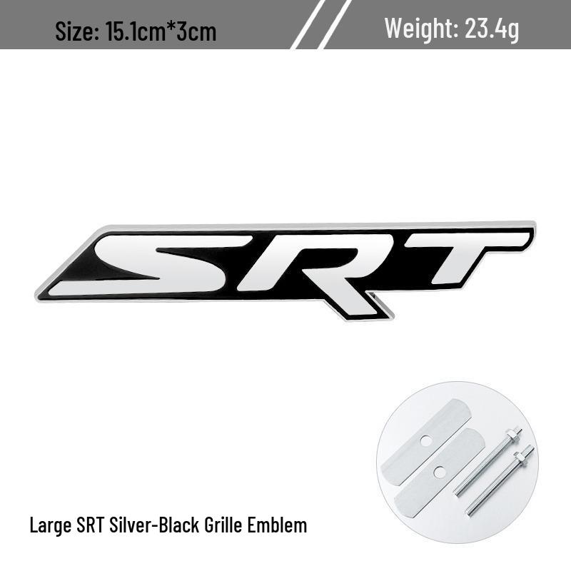 Dodge CHALLENGER Journey SRT Grille and Rear Emblem Metal Decorative Sticker