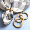 Bamboo Ring Napkin Ring, New Style, DIY Napkin Buckle, Wooden, Handmade Napkin Ring, Hotel Table Display