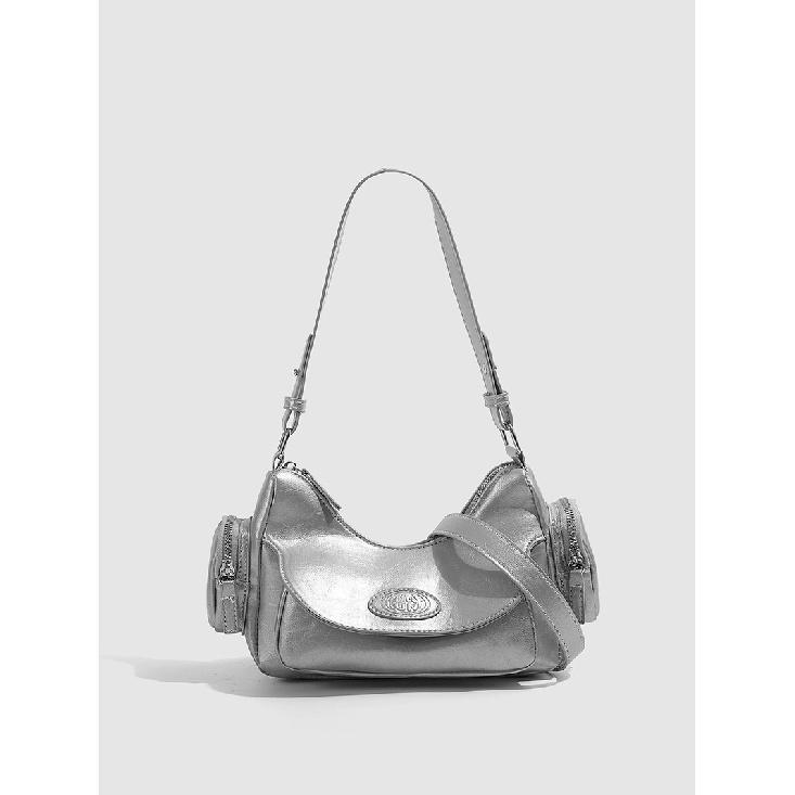 This Year's Trend: Niche Textured Underarm Bag Handbag 2025 Spring Summer New High-end Single Shoulder Crossbody Bag for Women