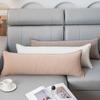 Soild Color Throw Pillow Cover Nordic Simple Rectangle Waist Cushion Cover Decor Home Decorative Pillowcase