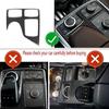 Black Carbon Fiber Gear Shift Panel Cover Trim for Mercedes Benz GLE GLS ML PA