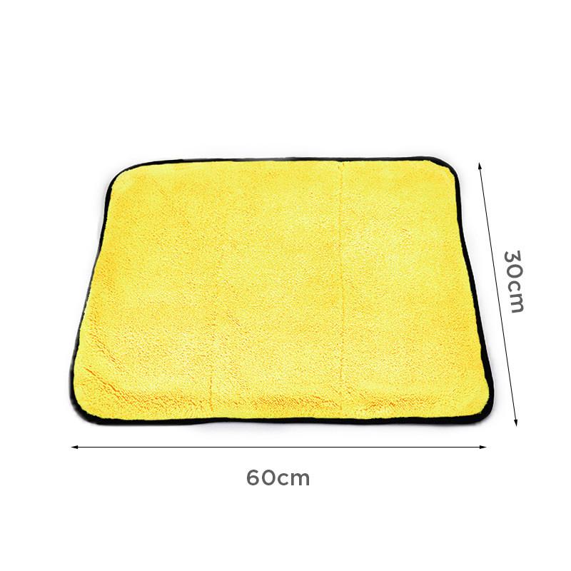 30x60CM Car Wash Microfiber Towel Car Cleaning Drying Cloth Hemming Car Care Cloth Detailing Car Wash Towel For Toyota