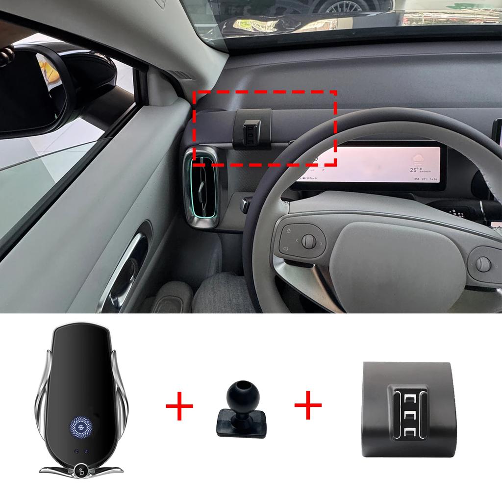 Car Mobile Phone Holder Fit for Leapmotor B01 GPS Bracket Accessories Navigation Stand Auto