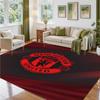 Manchester United Design Crystal Velvet Rug Soft Decorative Mat for Bedroom Entrance