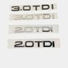 For Audi RS3 Black Silver 1.8T 2.0T 2.4 3.0T 3.2 3.6 4.2 A3 A4 A5 A6L A7 A8L Q3 Q5 Q7 Emblem For Audi Car Rear Sticker Badge Logo Accessories