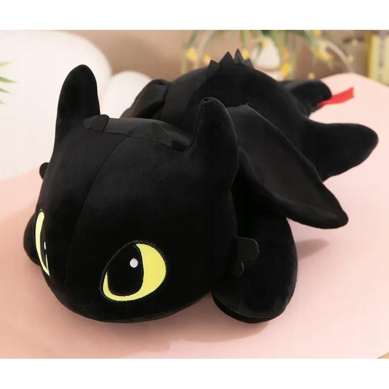 How To Train Your Dragon Toothless Plush Pillow Soft Stuffed Animal Kids Cushion Nap Pillow Anime Movie Gift