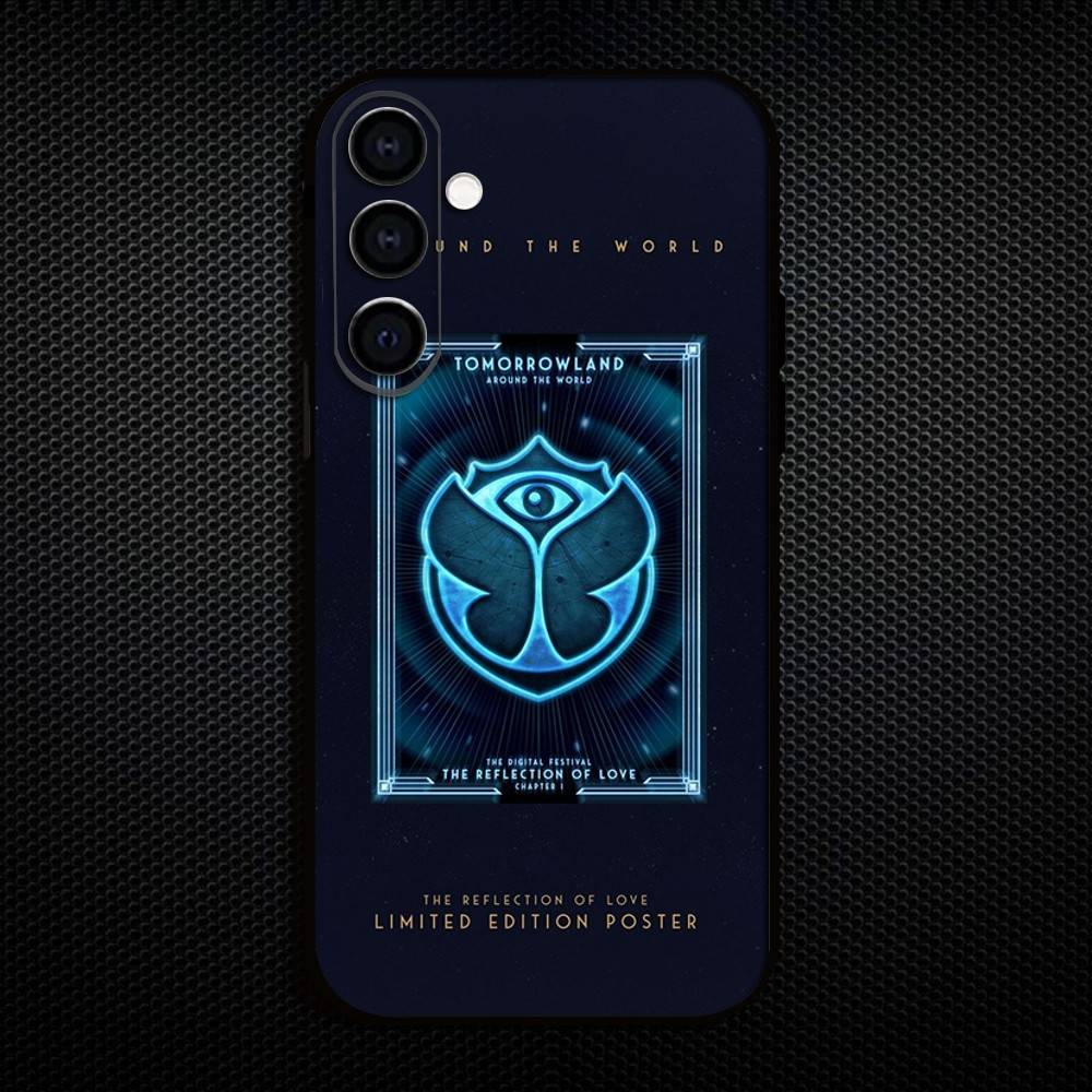 Music Festival Tomorrowlands Phone Case For Samsung Galaxy A73,A72,A71,A70,A53,A52,A51,Others Soft Black Shell