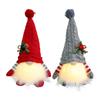 Knitted Hat With Lamp Glowing Doll Christmas Ornament Rudolph Doll Christmas Ornament Gnome Doll