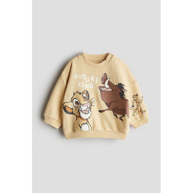 

HM Fall 2025 New Arrival Children s Clothing Baby Boy Print Pattern Sweatshirt 1263214