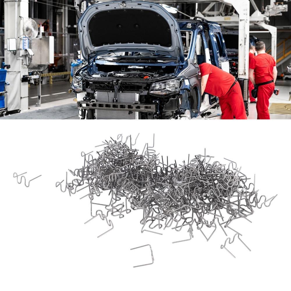 500PCS 0.8mm Diameter Welding Hot Staples Alloy Bumper Repair Welding Wire  Maintenance Technician