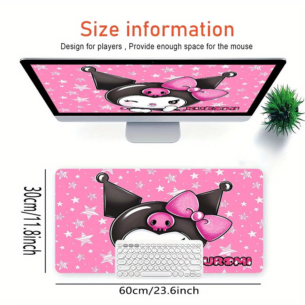 Kuromi, Cute Themed XXL Mouse Pad - Non-slip Rubber Desk Mat for Gaming and Office Use, Multi-Function Keyboard 0826028a